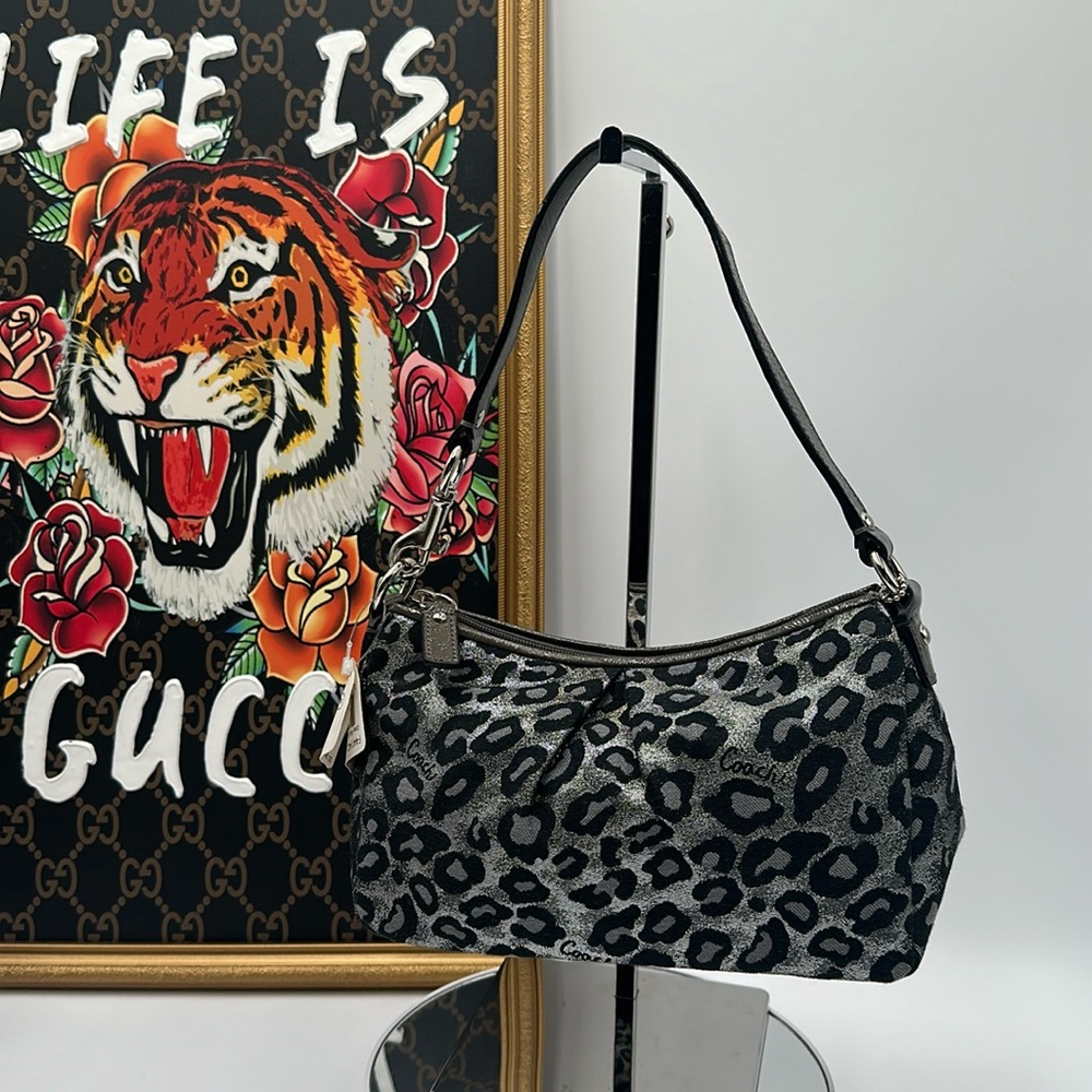 Coach leopard print mini Handbag